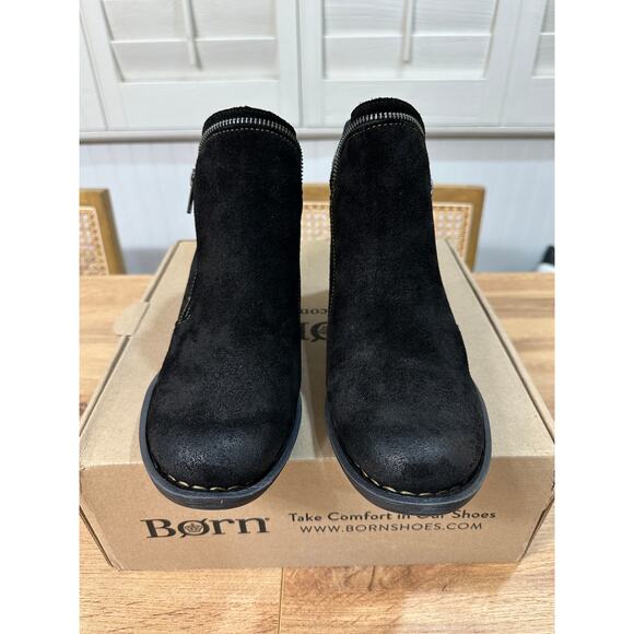 Born Women's Montaro II Boot Black Suede Leather Size 9 US 39/40 EU NIB Comfy - Picture 4 of 13